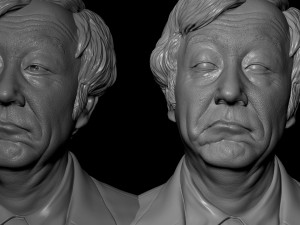 Satoshi Nakamoto 3D 프린트 모델