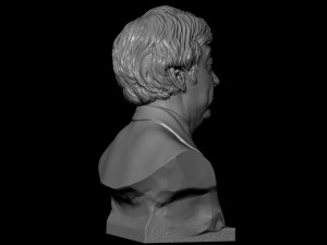 Satoshi Nakamoto 3D 프린트 모델