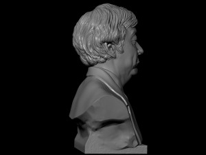 Satoshi Nakamoto 3D 프린트 모델