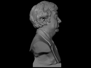 Satoshi Nakamoto 3D 프린트 모델