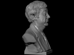 Satoshi Nakamoto 3D 프린트 모델