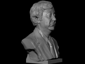 Satoshi Nakamoto 3D 프린트 모델