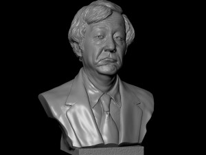 Satoshi Nakamoto 3D 프린트 모델