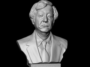 Satoshi Nakamoto 3D 프린트 모델