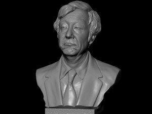 Satoshi Nakamoto 3D 프린트 모델