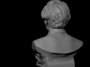 Satoshi Nakamoto 3D 프린트 모델