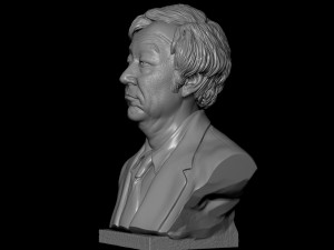 Satoshi Nakamoto 3D 프린트 모델