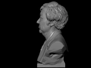 Satoshi Nakamoto 3D Print Model