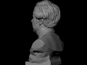 Satoshi Nakamoto 3D Print Model