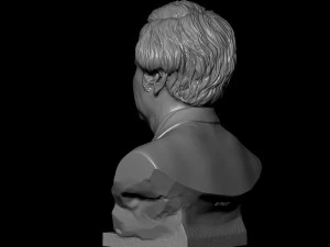 Satoshi Nakamoto 3D Print Model
