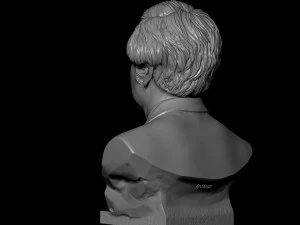 Satoshi Nakamoto 3D Print Model