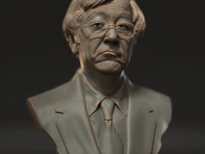 나카모토 사토시 3D 프린트 모델