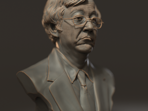 Satoshi Nakamoto 3D 프린트 모델