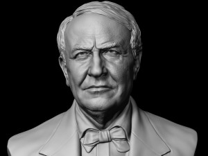 Thomas Edison 3D Print Model