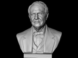 Thomas Edison 3D प्रिंट मॉडल