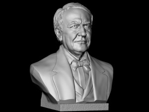 Thomas Edison 3D प्रिंट मॉडल