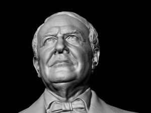 Thomas Edison 3D Print Model