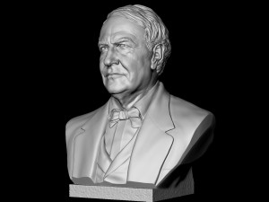 Thomas Edison 3D प्रिंट मॉडल