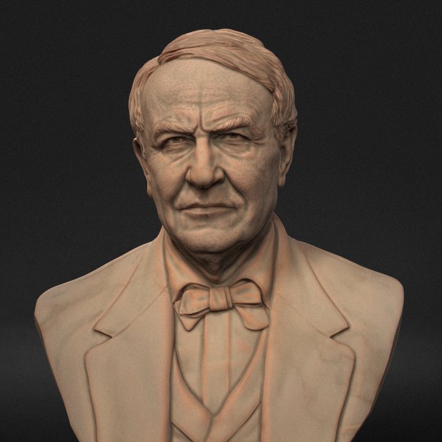 Thomas Edison 3D प्रिंट मॉडल .c4d .max .obj .3ds .fbx .stl .blend 