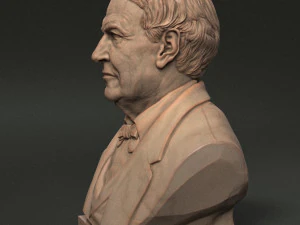 Thomas Edison 3D Print Model