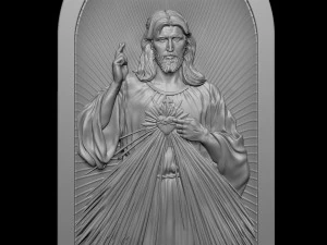 Jesus Relief 12 3D Print Model