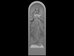Jesus Relief 12 3D Print Model