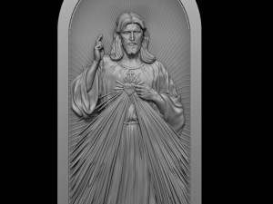 Jesus Relief 12 3D Baskı Modeli