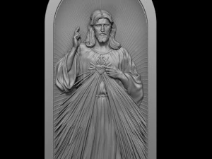 Jesus Relief 12 3D Print Model