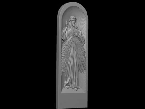 Jesus Relief 12 3D Print Model
