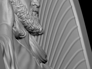 Jesus Relief 12 3D Print Model