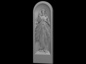 Jesus Relief 12 3D Print Model