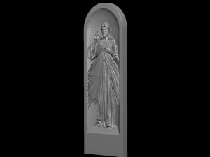 Jesus Relief 12 3D Print Model