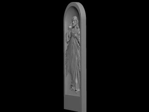 Jesus Relief 12 3D Print Model