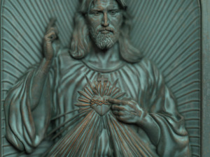Jesus Relief 12 3D Baskı Modeli