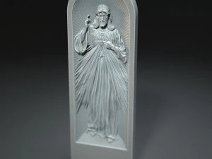 Jesus Relief 12 3D Print Model