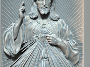 Jesus Relief 12 3D Baskı Modeli