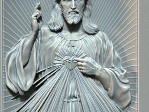 Jesus Relief 12 3D Print Model