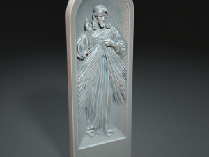 Jesus Relief 12 3D Baskı Modeli
