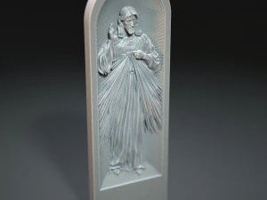Jesus Relief 12 3D Print Model