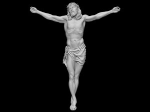 Crucifixion of Jesus Christ Cross Number 3 3D Print Model