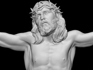 Crucifixion of Jesus Christ Cross Number 3 3D Print Model