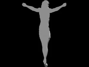 Crucifixion of Jesus Christ Cross Number 3 3D Print Model