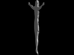 Crucifixion of Jesus Christ Cross Number 3 3D Принт Модель