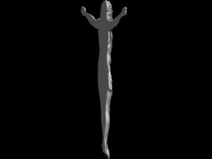 Crucifixion of Jesus Christ Cross Number 3 3D Print Model
