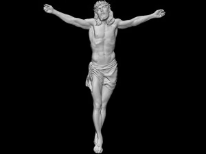 Crucifixion of Jesus Christ Cross Number 3 3D Print Model