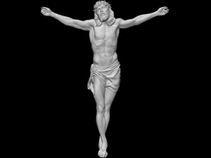 Crucifixion of Jesus Christ Cross Number 3 3D Print Model