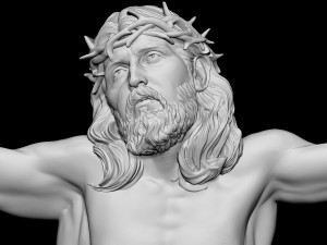 Crucifixion of Jesus Christ Cross Number 3 3D Принт Модель
