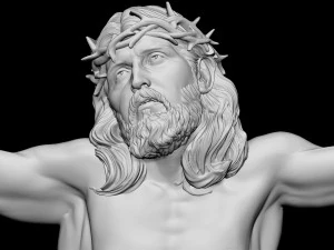 Crucifixion of Jesus Christ Cross Number 3 3D Print Model