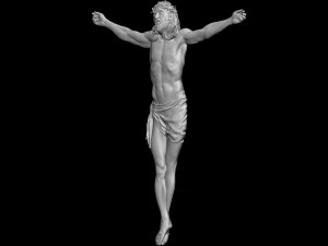 Crucifixion of Jesus Christ Cross Number 3 3D Print Model