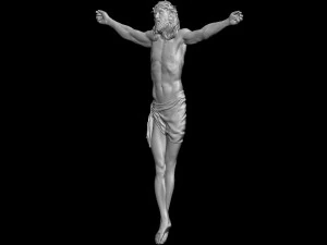 Crucifixion of Jesus Christ Cross Number 3 3D Print Model